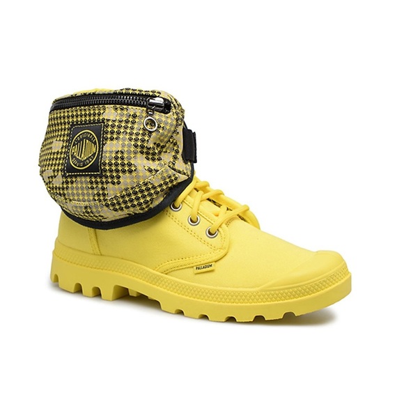 PALLADIUM PAMPA SMILEY FEST BAG BLAZING YELLOW - 5.5 - Picture 1 of 16